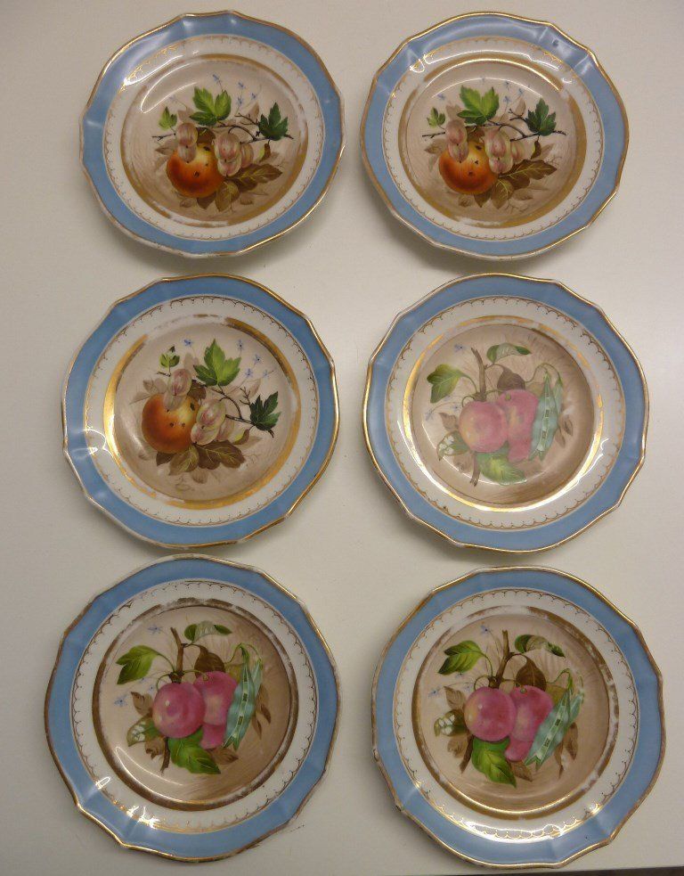 6 Stück Dessert Teller 6 Stück Dessert Teller