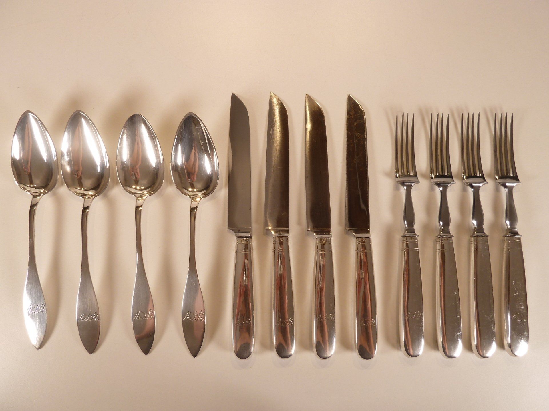 Biedermeier Silberbesteck Biedermeier Silberbesteck