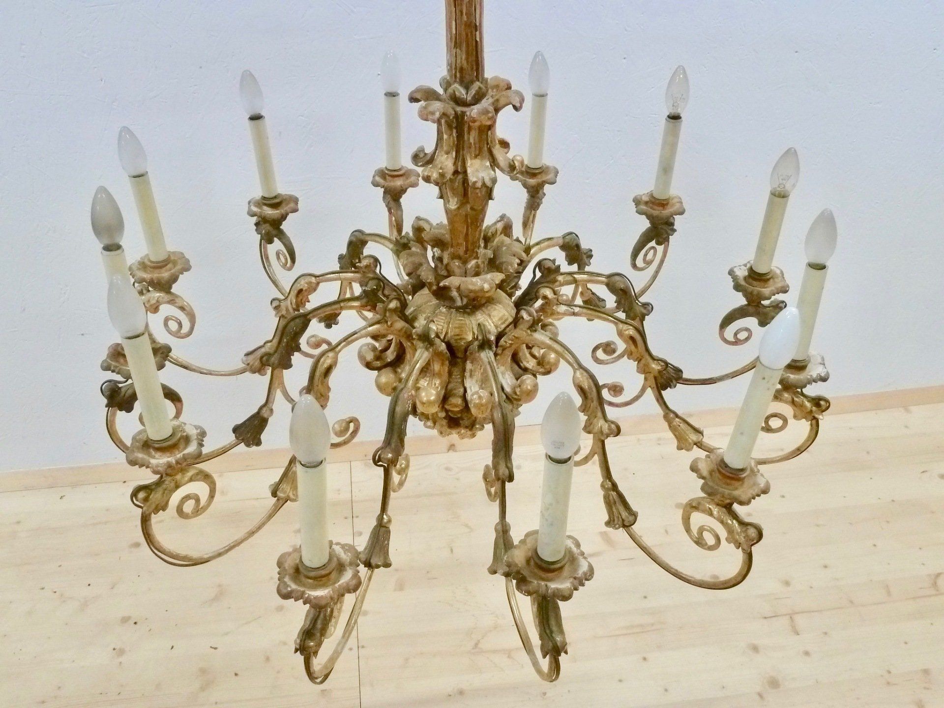 Spätbiedermeier Holzluster um 1840 Spätbiedermeier Holzluster um 1840/50